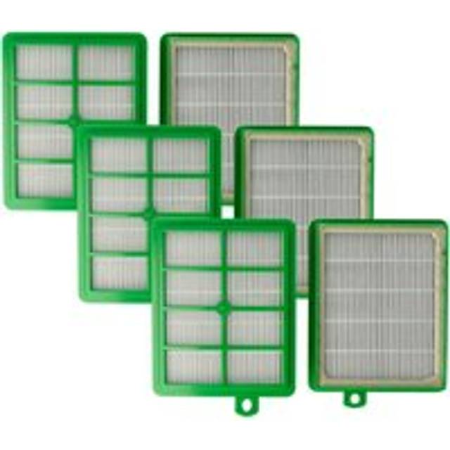 Vhbw - 6x Filter compatible with Philips FC8723/09, FC8724/09, FC8721/09, FC8722/09, FC8721/01, FC8038/01, FC8725/09 Vacuum Cleaner - hepa Filter
