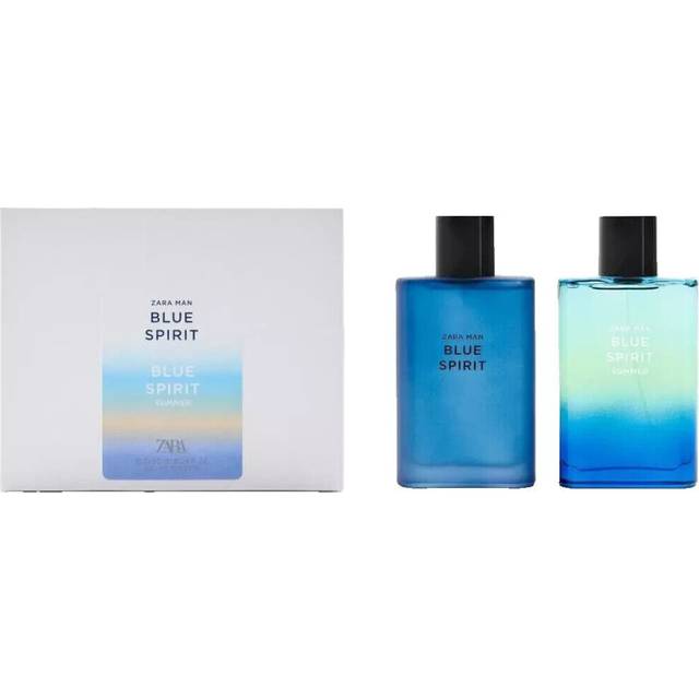 Zara Blue Spirit & Summer Eau De Toilette Men 2 x 90ml (3.04oz) New