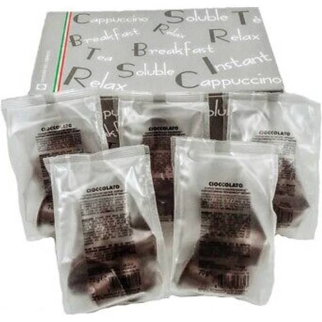 50 nespresso compatible hot chocolate capsules (5 packs, 10 pods per pack)
