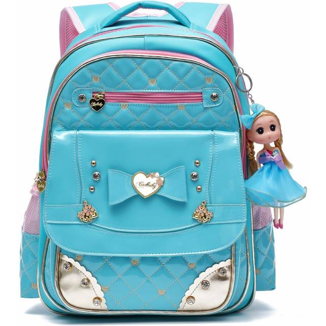 Backpack for Girls, Waterproof Kids Backpacks School Bag Toddler Bookbags Cute Travel Daypack (Small, A-Blue)