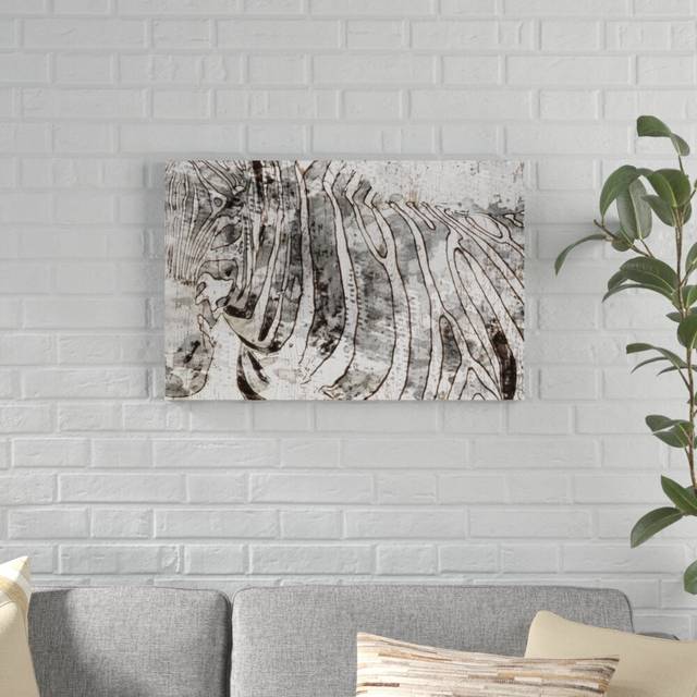 Zebra Mix by Irena Orlov - Painting Print - Wrapped Canvas (51cm H x 76cm W)