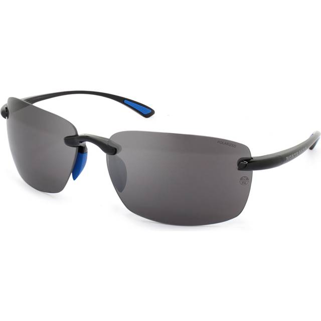 North Sails Unisex Halley NS001 Sunglasses Plastic Black Grey Squared Polarized
