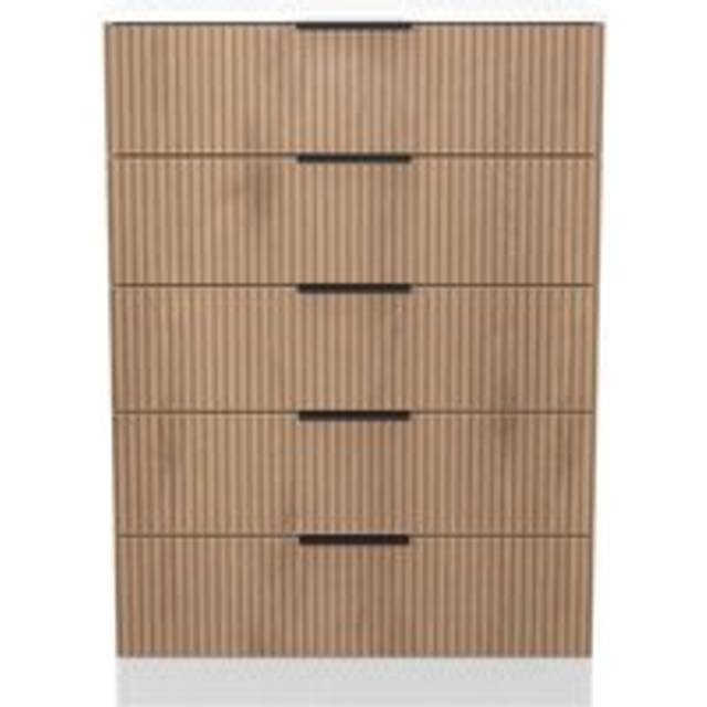 Welcome Furniture Ready Assembled Java 5 Drawer Chest, White