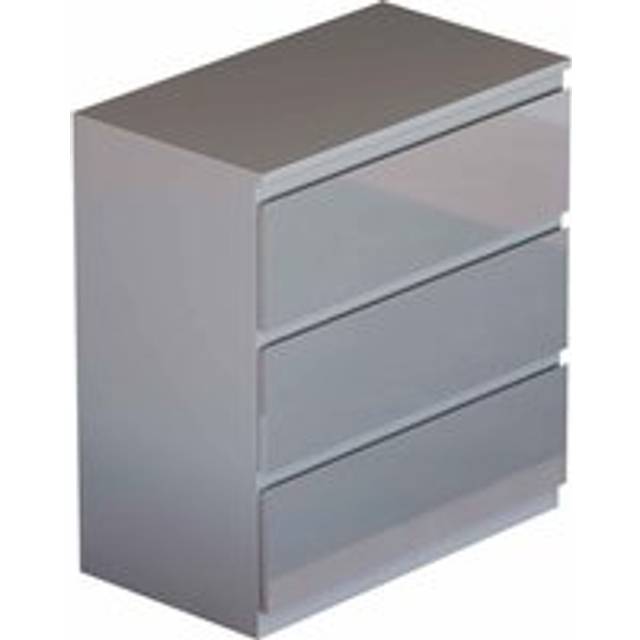 Vida Designs Glinton 3 Drawer Chest - Grey