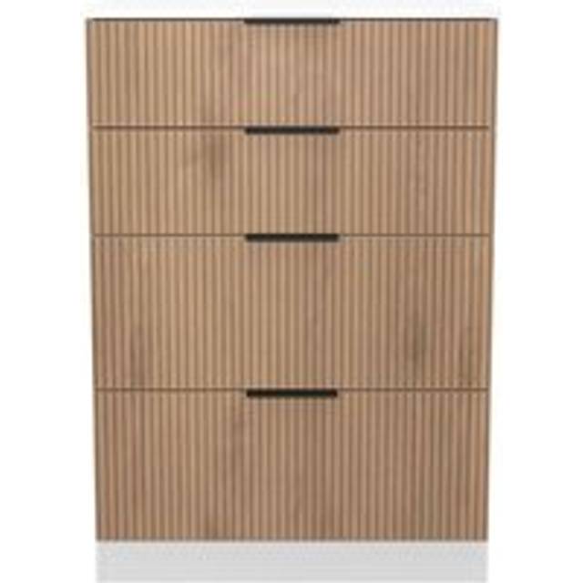 Welcome Furniture Ready Assembled Java 4 Drawer Deep Chest, White