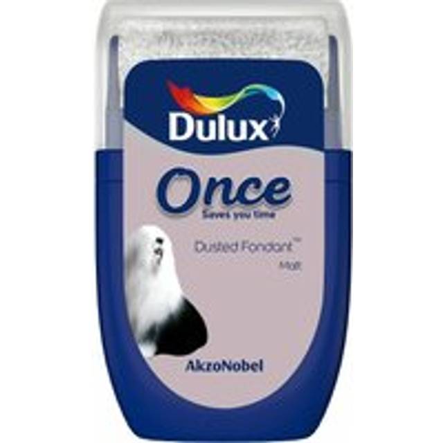 Dulux Retail Once Matt Tester Paint Pot - 30ml - Dusted Fondant