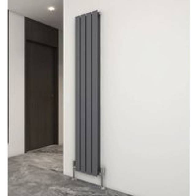 Mcc Direct - 1800 x 272mm Double Designer Flat Panel Central Heating Radiator anthracite