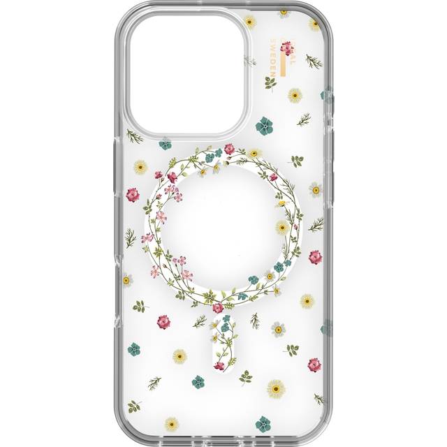 iDeal Clear Mobilskal MagSafe iPhone 16 Pro Petite Floral