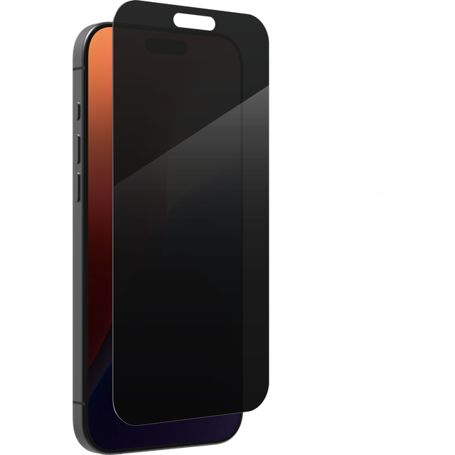 ZAGG InvisibleShield Glass Elite Privacy - Skärmskydd för mobiltelefon - glas - med sekretessfilter - 2-vägs - för Apple iPhone 16 Pro Max