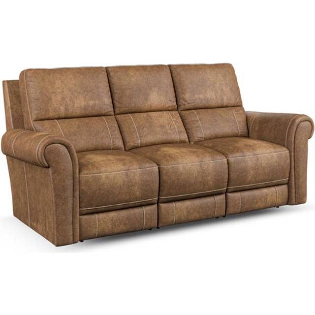 Ranch Brown Fabric Sofas - Modular 3 Seater Sofa - Colorado Range - Oak Furnitureland