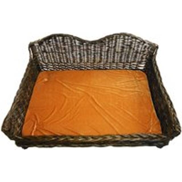 Topfurnishing - 112x80x50 cm Giant Huge Big Dog Pet Bed Wicker Willow Basket Sofa Couch Cushion