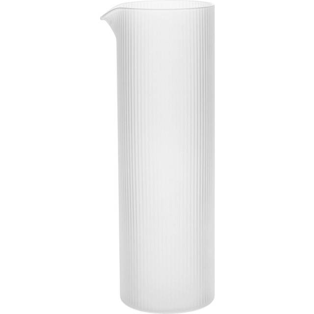 Ferm Living Ripple Karaffel H25.5 Cm Frosted - Vandkarafler & Vandkander Glas Frostet - 1104270134