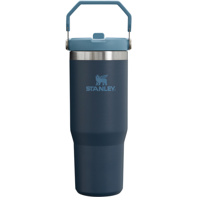 Stanley - Iceflow flip straw tumbler termoflaska 0,89 L blå