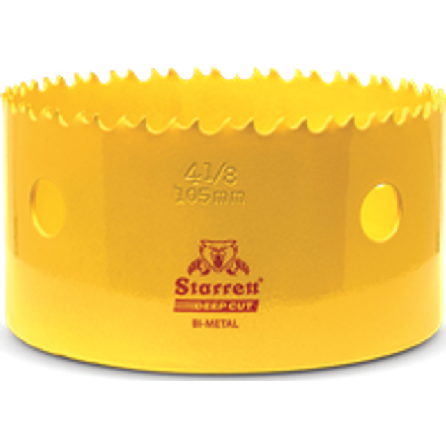 Starrett DCH0418 Deep Cut Bi Metal Holesaw 105mm