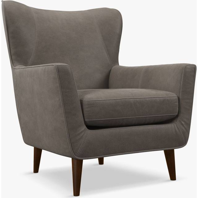 John Lewis Thomas Leather Armchair, Dark Leg