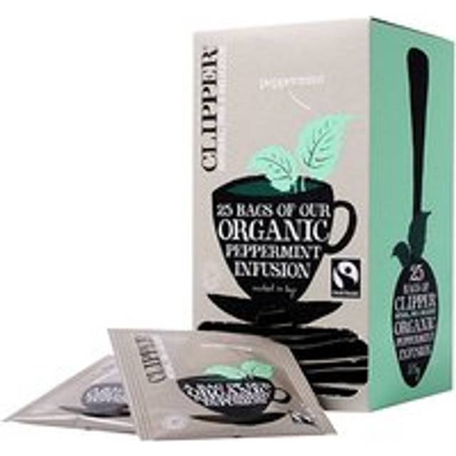 Clipper ORG & FT Peppermint Tea Envelope S&T 25's x6