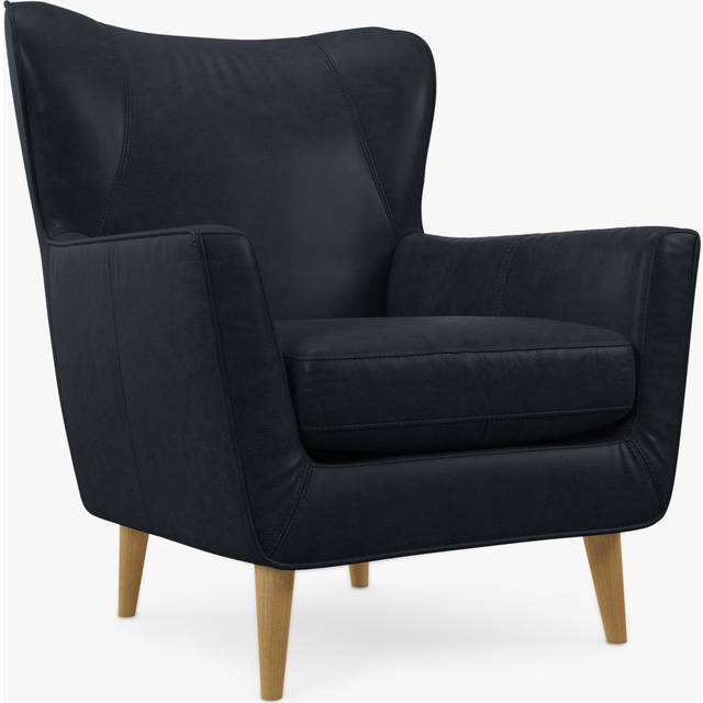 John Lewis Thomas Leather Armchair, Light Leg