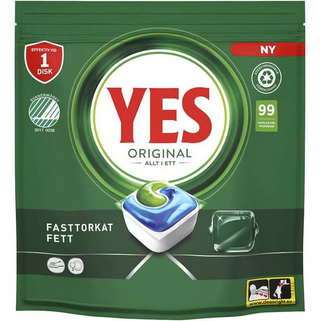 Yes Original All In One diskmaskinstabletter 99 st