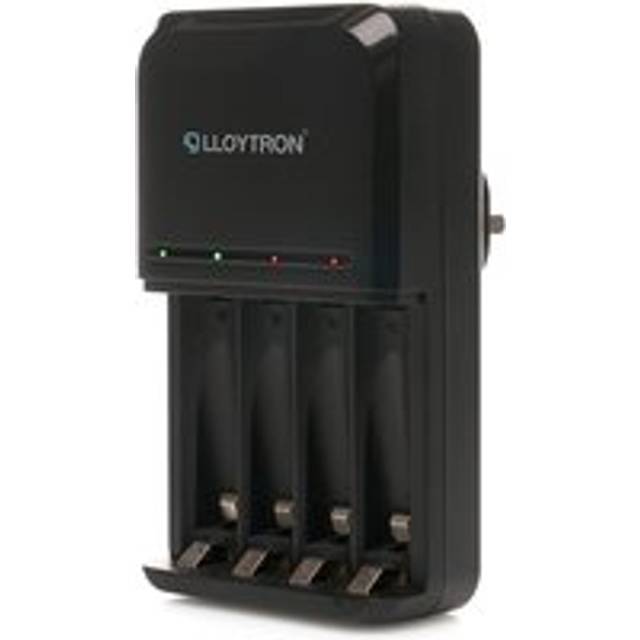 Lloytron Ultra Fast AA/AAA Smart Battery Charger For Nimh Batteries, Multi