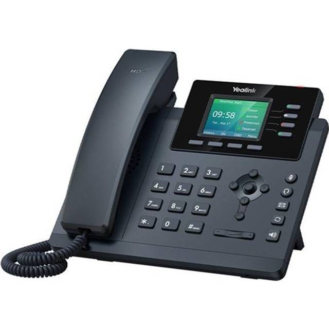 Yealink SIP-T34W VoIP Telephone + Caller ID 5-Way Call 4 Lines Grey