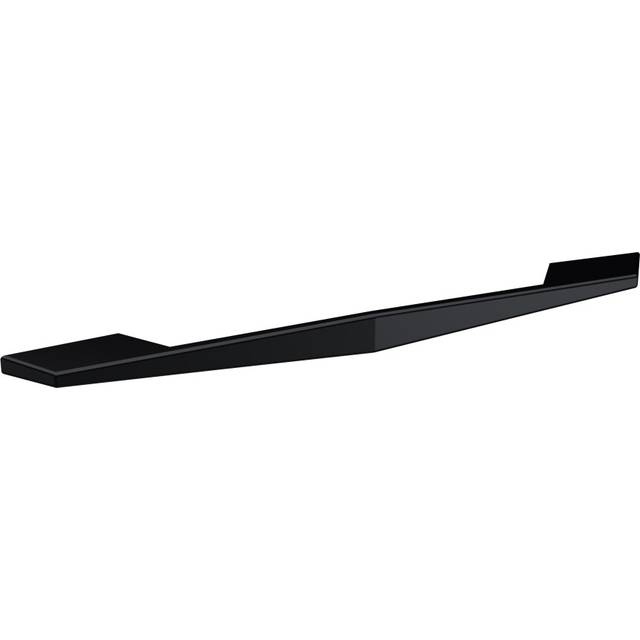 Furniture Handle Angular D Shape Handle, 256mm (224mm Centres) - Matt Black