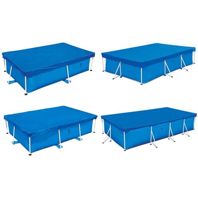 Large Size Swimming Pool Rectangle Ground Cloth Lip Cover Dustproof Floor Cloth Mat Cover For Outdoor Villa Garden Family Pool