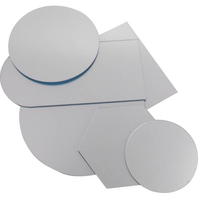 6PCS Photo Props Acrylic Mirror Reflection Board Geometric Shape Reflector Photography Background Ornaments Posing Props