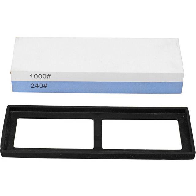 (240/1000) Cutter Sharpener White Corundum Whetstone Sharpening Stone Grinding Stone Kitchen Tool 240/1000 600/2000 1000/3000 2000/5000 Two-Sided Grit