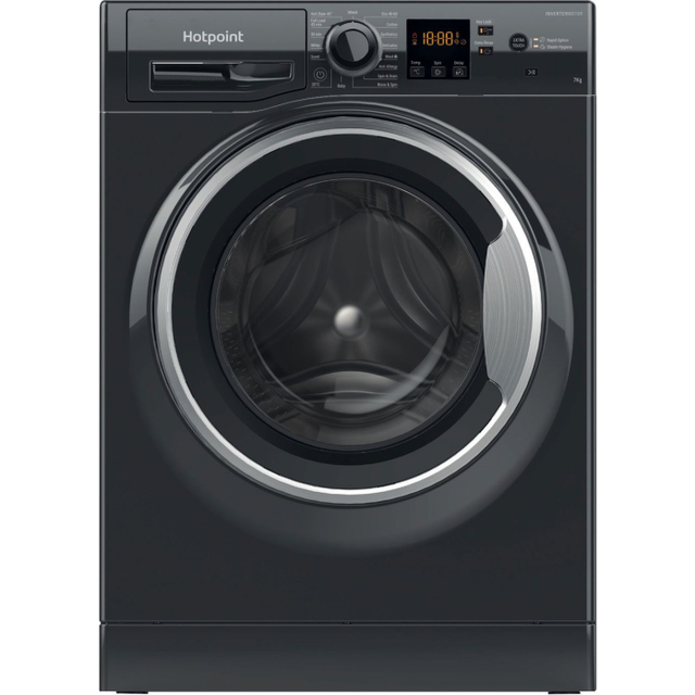 Hotpoint NSWM 7469 BS UK 7kg Front-load Washing Machine - 1400rpm, Black