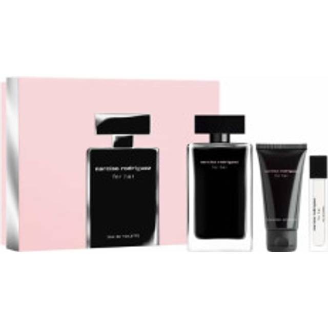 Narciso Rodriguez For Her Eau De Toilette Spray 100ml Set 3 Pieces