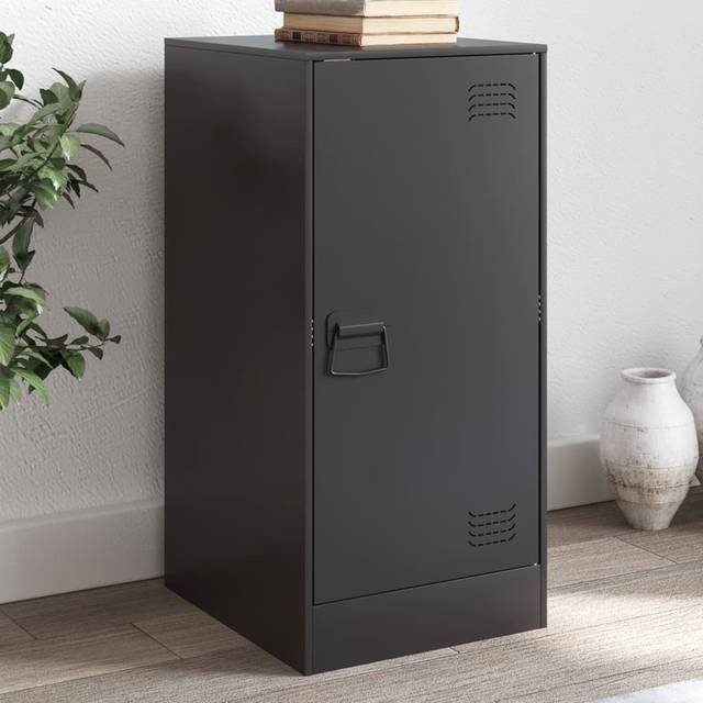 vidaXL Sideboard Black 34.5x39x73 cm Steel