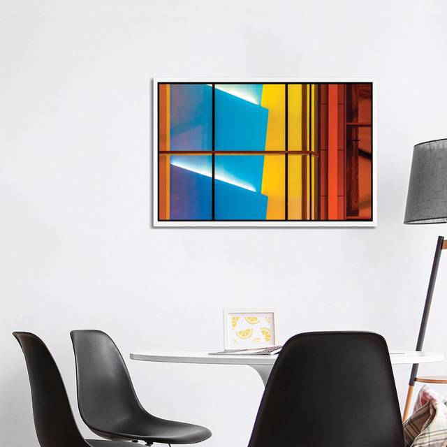 Marquee At Block 37 - White Floater Framed (66.04cm H x 101.6cm W)