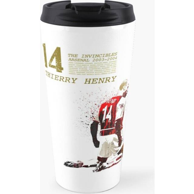Coffee Mug  Thierry henry / on white 16 oz Stainless Steel Vacuum Insulated Tumbler Cup