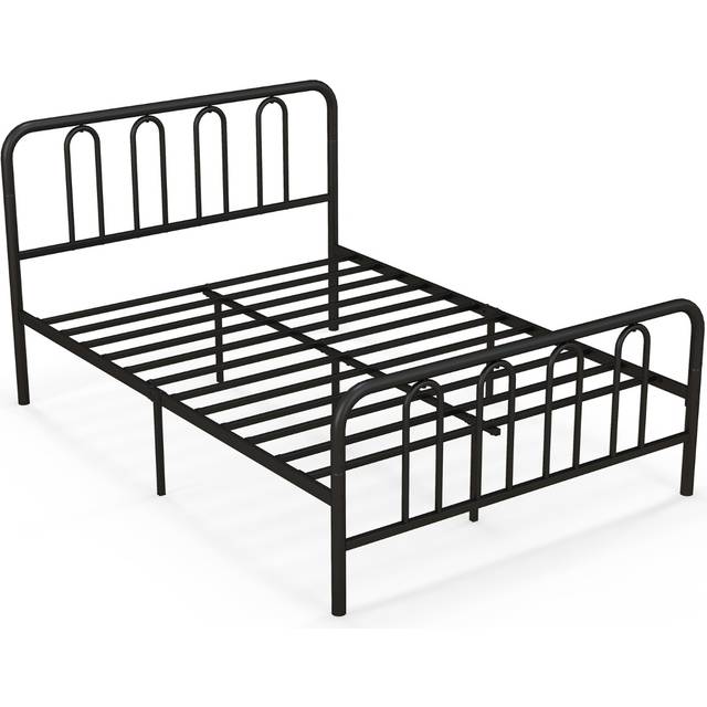 Double/King Size Metal Bed Frame with Headboard and Footboard-Double Size