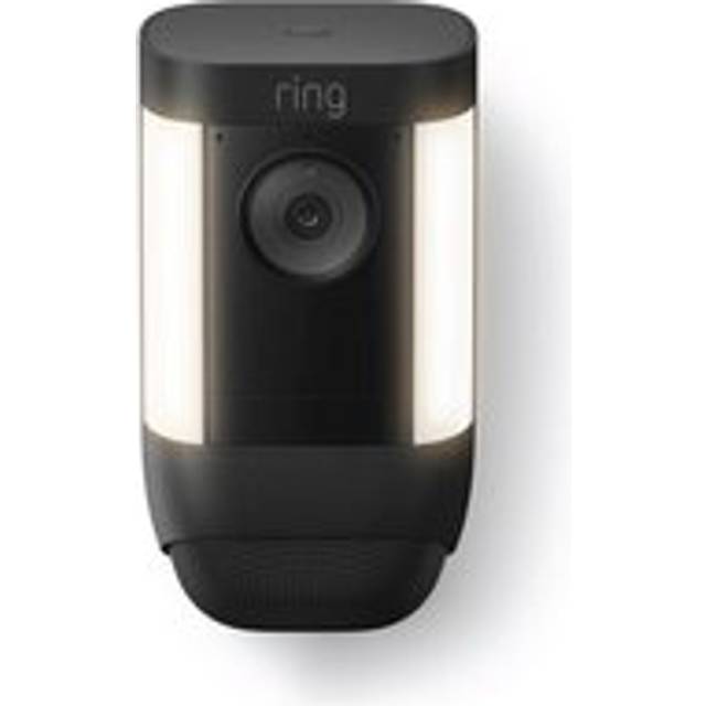 RING Spotlight Cam Pro 2K WiFi Security Camera - Wired, Black, Black