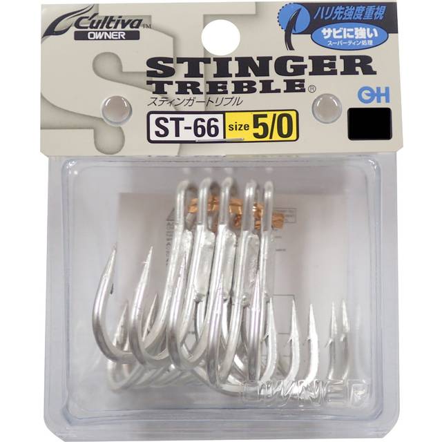 Owner ST-66 TN 4X Treble Hook Heavy Duty Size 5/0 (9406)
