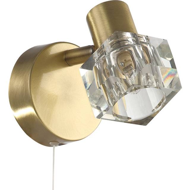 Adera Armed Sconce - Antique Brass (10cm H X 8cm W X 17cm D)