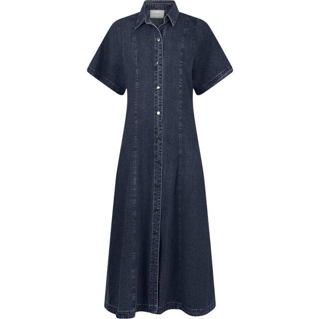 Neo Noir Balli Denim Dress - Dark Blue