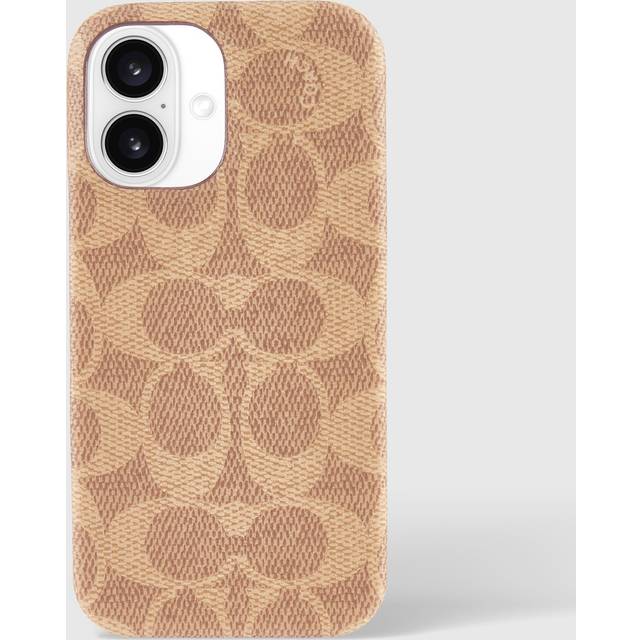 Coach Slim Wrap Signature Canvas Tan - iPhone 16
