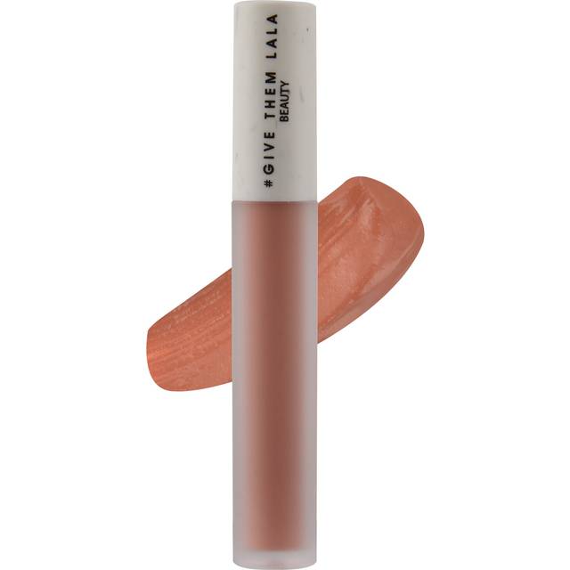 GIVE THEM LALA Matte Lipstick - Cushion Cream Lipstick For Women - Nude Color - Lightweight and Long Lasting Lipstick - Cruelty Free - Satin Soft  Non