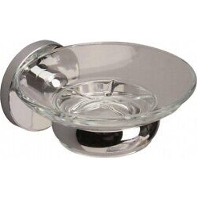 Miller Lily Soap Dish & Holder, Chrome
