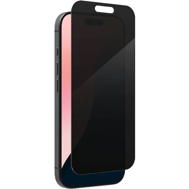 ZAGG InvisibleShield Glass Elite Privacy 360 - Skärmskydd för mobiltelefon - glas - med sekretessfilter - 4-vägs - för Apple iPhone 16 Pro