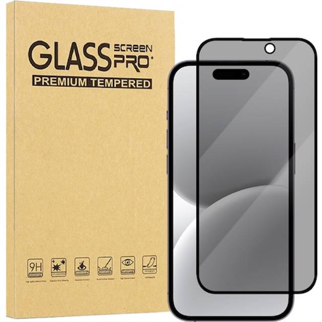 iPhone 16 3D Privacy Glass skärmskydd