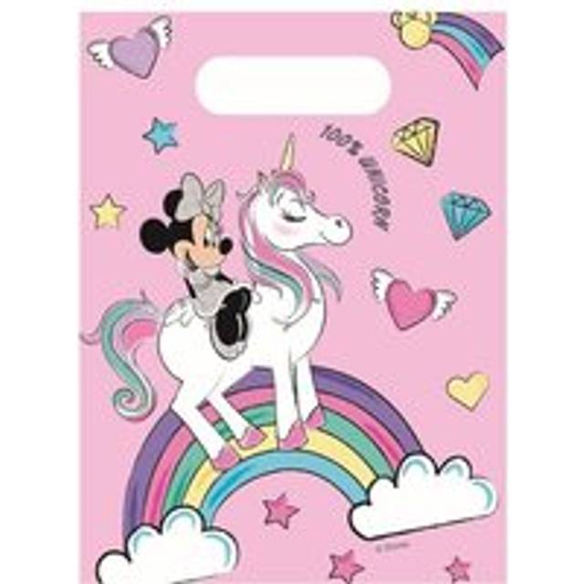 Disney Unicorn Minnie Mouse Party Bags (Pack of 6) - Pink