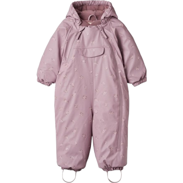 Wheat Kid's Eternal Rubber Flight Suit - Soft Lilac Flowers