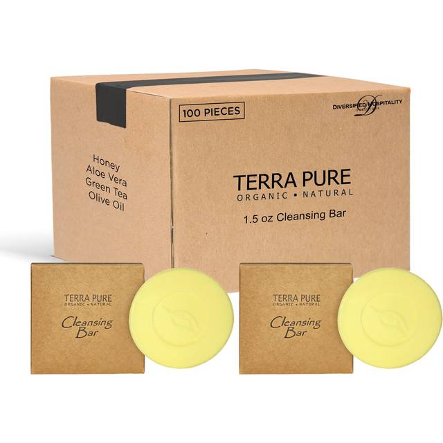Terra Pure Boxed Bar Soap  Travel Size Hotel Amenities  1 oz (Pack of 100)