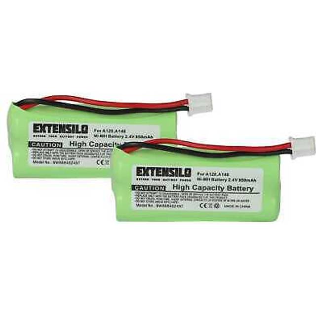 2x battery for siemens gigaset al14 al110 trio al140 al145 al145 duo 850mah
