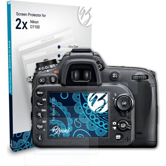 Bruni 2x protective film for nikon d7100 screen protector screen protection