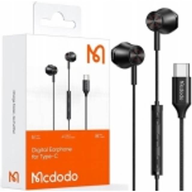 Mcdodo Wired Headphones Usb-C With Microphone In-Ear With Dac To Phone