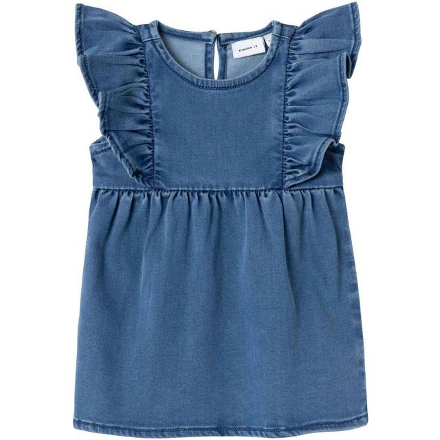 Name It Klänning - NbfLotus - Medium+ Blue Denim - Name It - 50 - Klänning